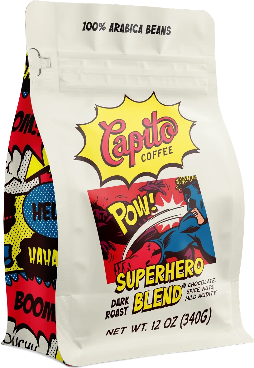 Capito Superhero Blend coffee bag